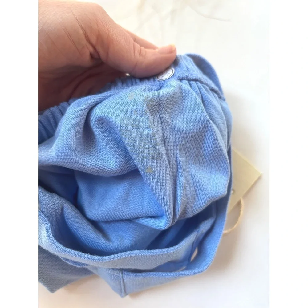 Kyte Baby Bamboo Bubble Romper‎ Periwinkle Blue NWT 6-12 Months